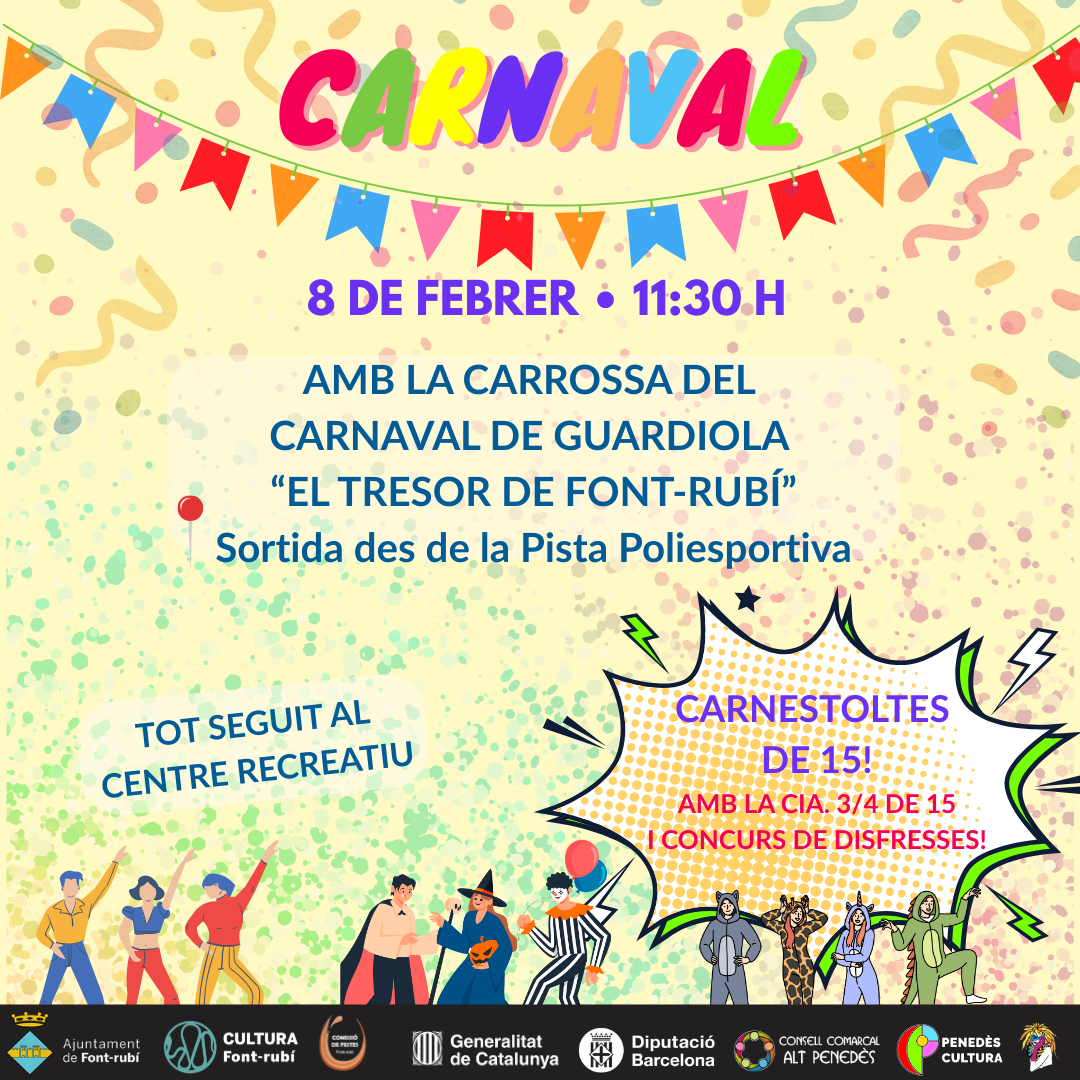 CARNAVAL A FONT-RUBÍ!