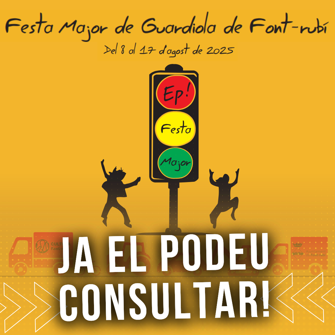 Festa Major de Guardiola de Font-rubí 2025