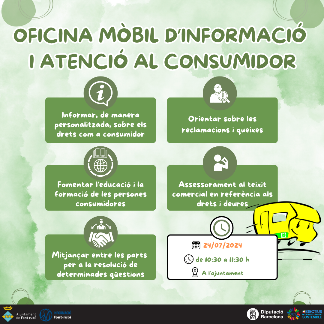 Oficina mòbil d'informació i d'atenció al consumidor