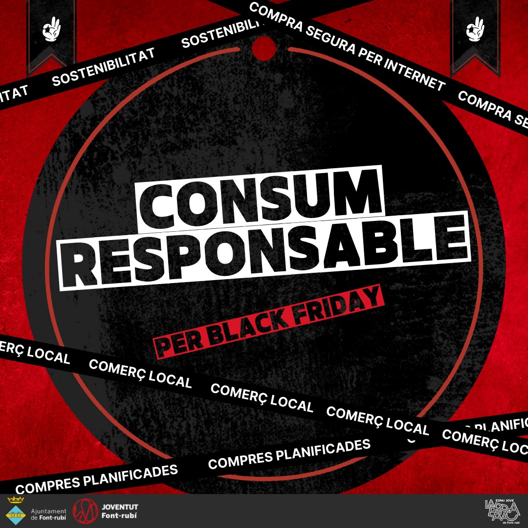 Aquest Black Friday, consum responsable! 