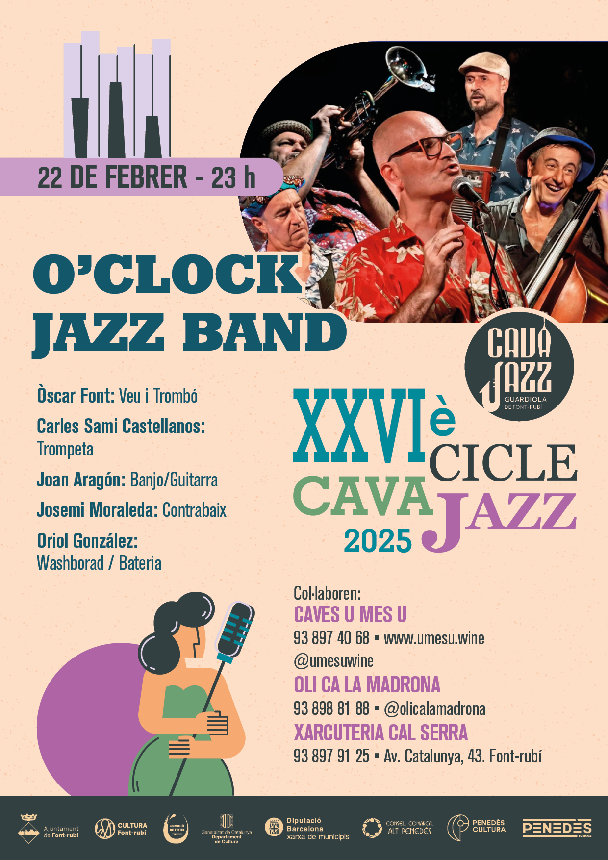 No et perdis l'energia de l'O'Clock Jazz Band - Cicle Cava Jazz