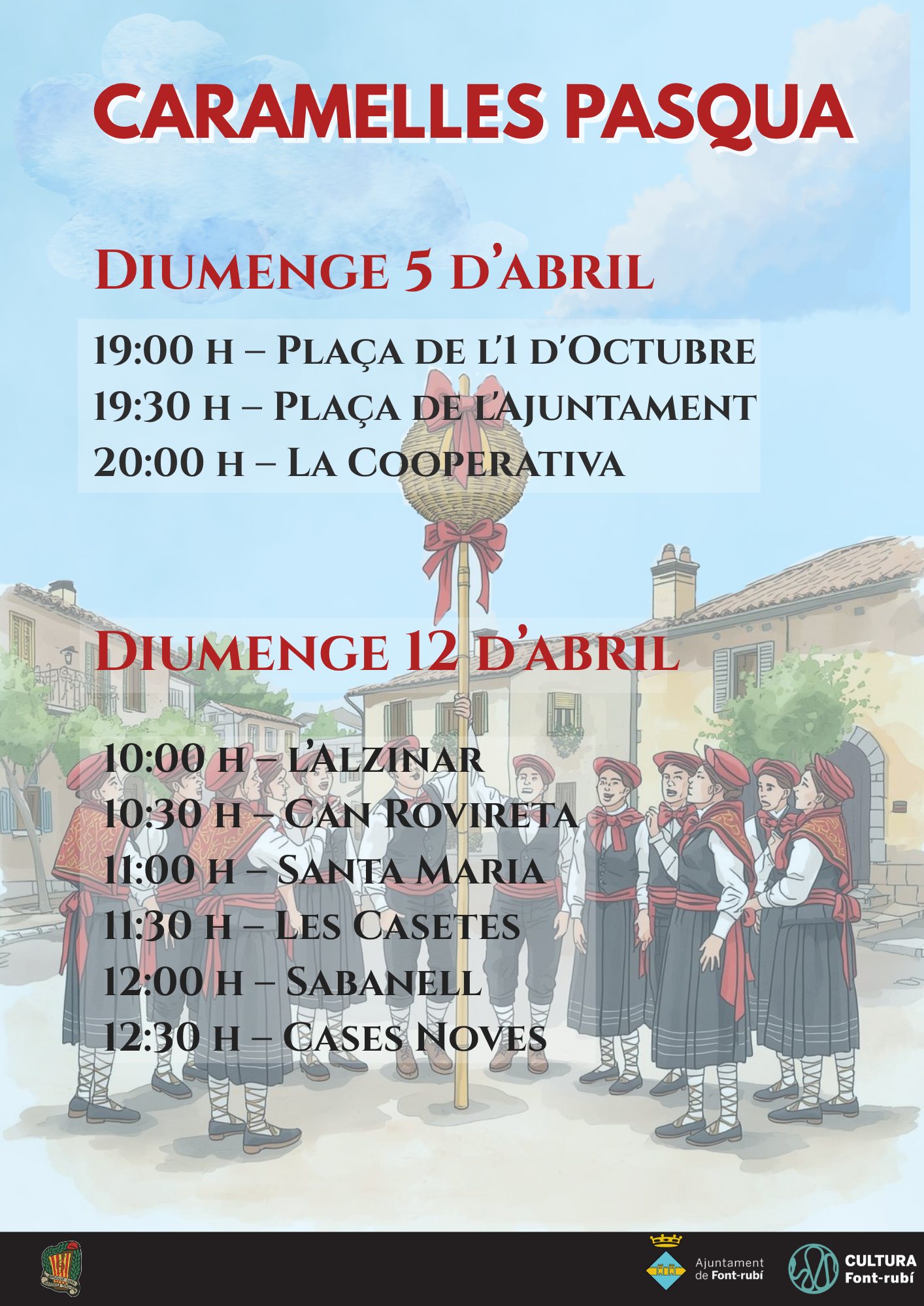Tornen les Caramelles a Font-rub&iacute;!