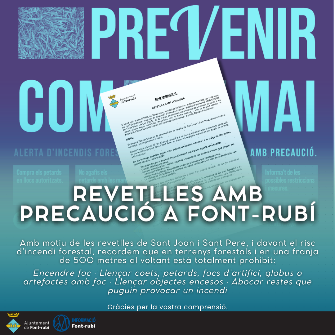Revetlles de Sant Joan i Sant Pere 2026